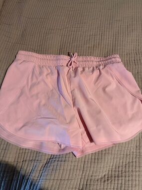 ZYIA Light Pink Drawstring Athletic Shorts